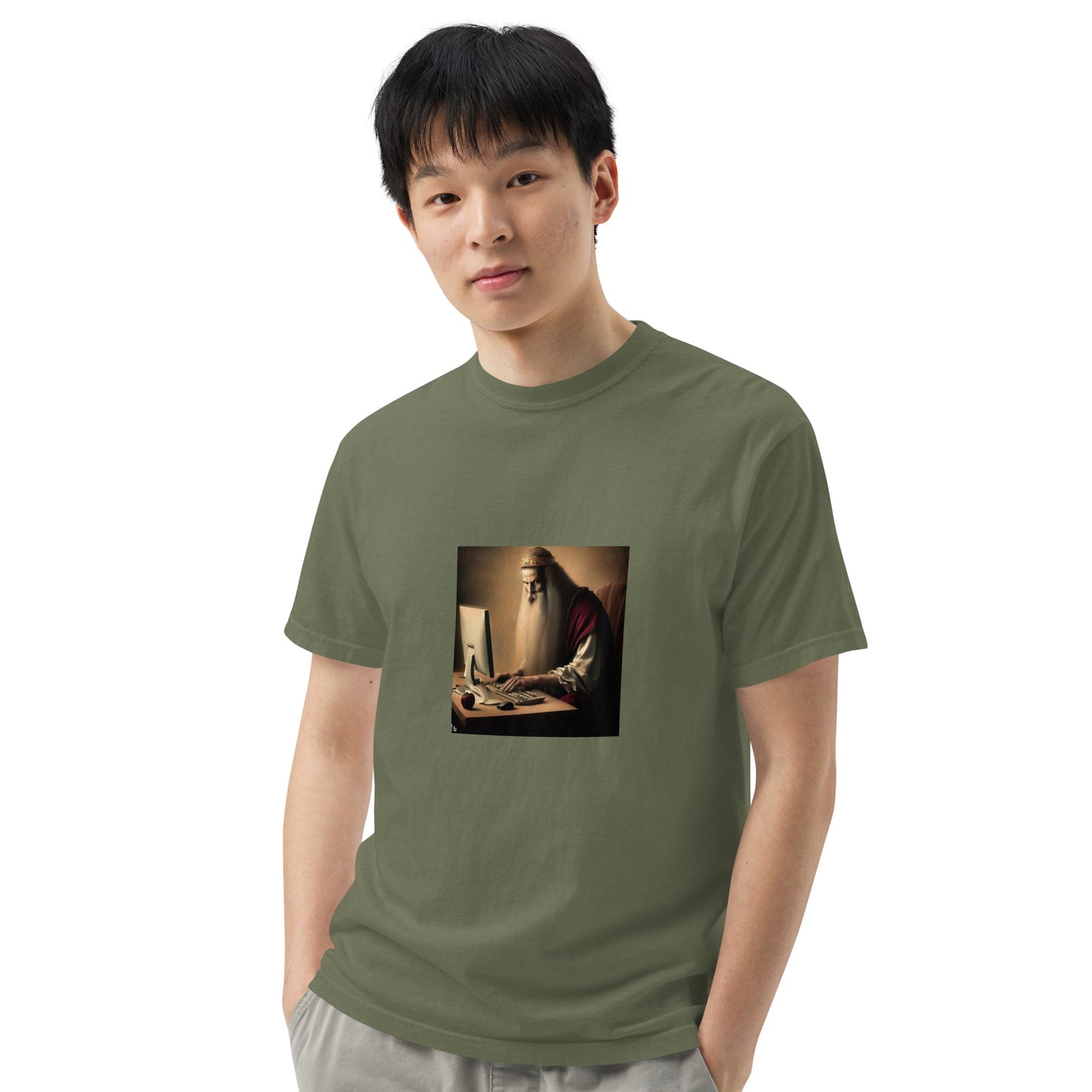 Unisex Garment-Dyed Heavyweight T-Shirt - The God Ball Originals by Chris Rabalais (2024)