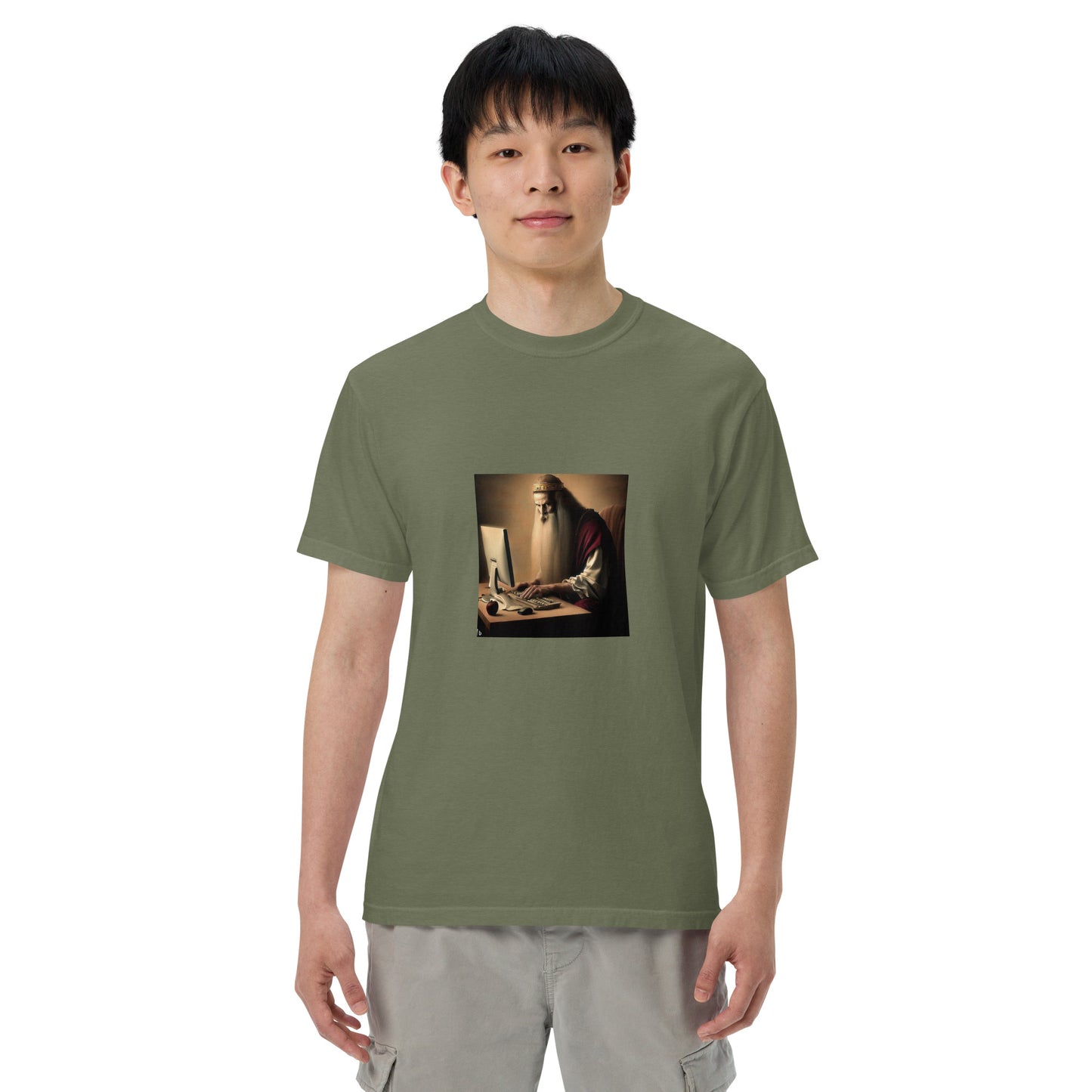 Unisex Garment-Dyed Heavyweight T-Shirt - The God Ball Originals by Chris Rabalais (2024)