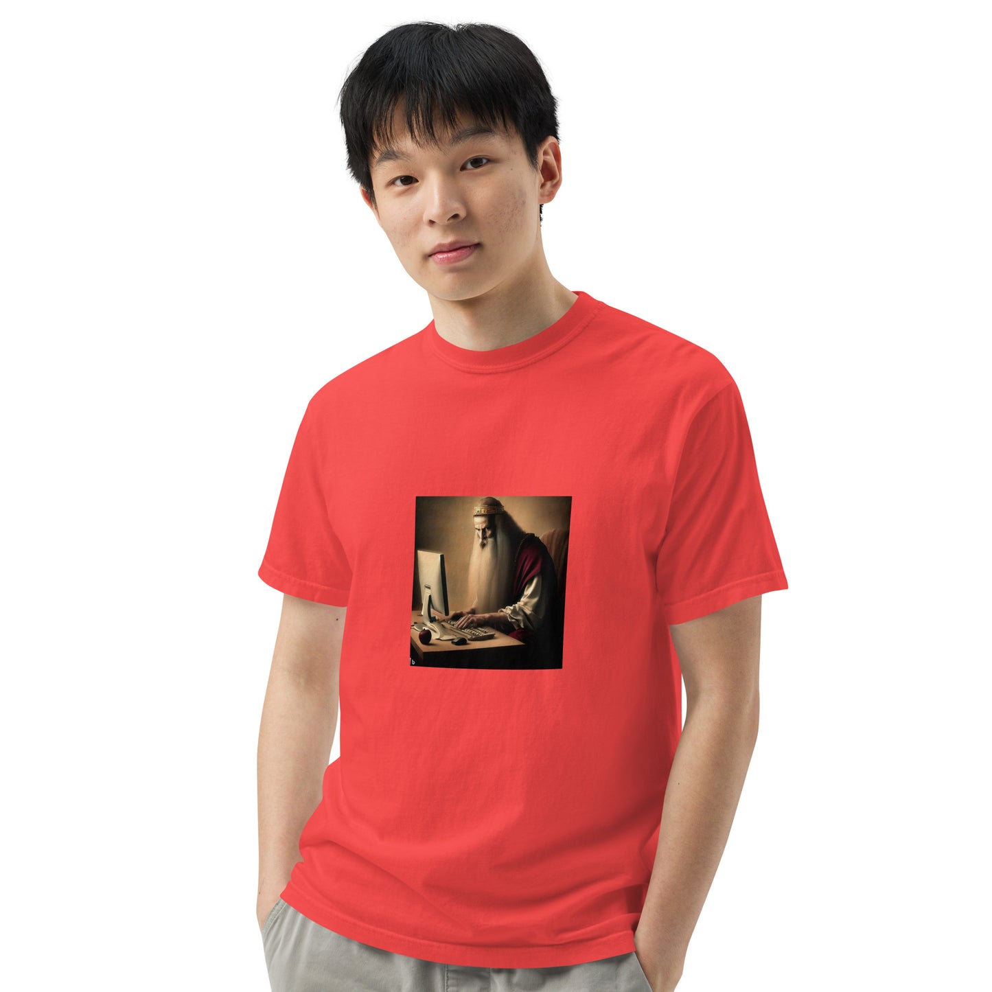 Unisex Garment-Dyed Heavyweight T-Shirt - The God Ball Originals by Chris Rabalais (2024)