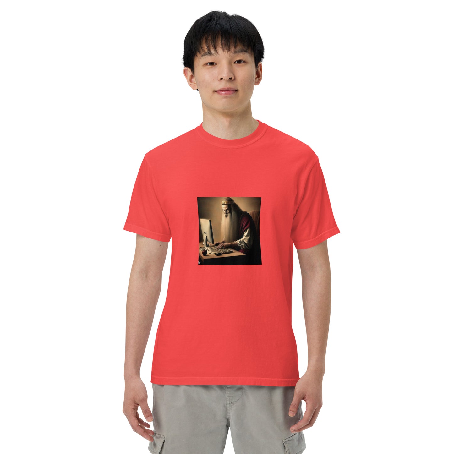 Unisex Garment-Dyed Heavyweight T-Shirt - The God Ball Originals by Chris Rabalais (2024)