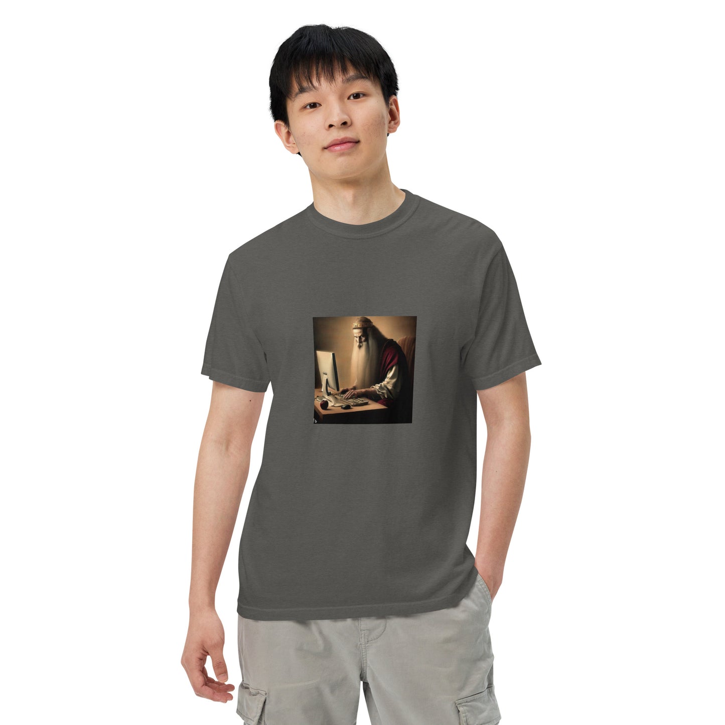 Unisex Garment-Dyed Heavyweight T-Shirt - The God Ball Originals by Chris Rabalais (2024)