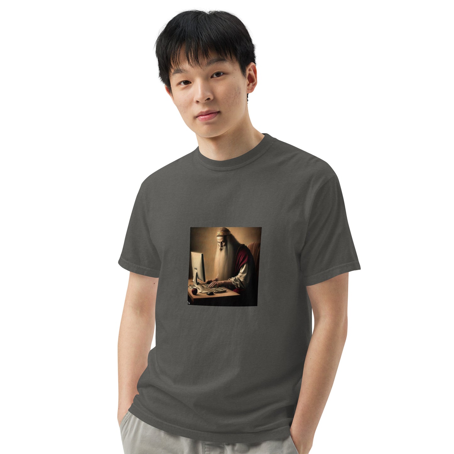 Unisex Garment-Dyed Heavyweight T-Shirt - The God Ball Originals by Chris Rabalais (2024)