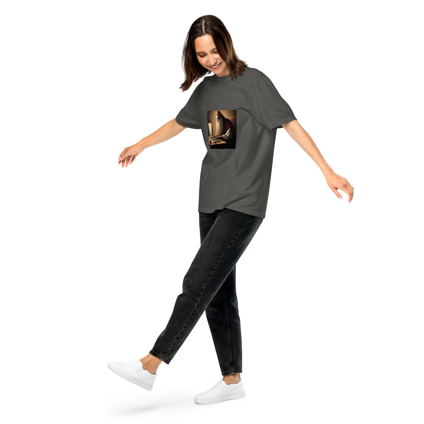 Unisex Garment-Dyed Heavyweight T-Shirt - The God Ball Originals by Chris Rabalais (2024)