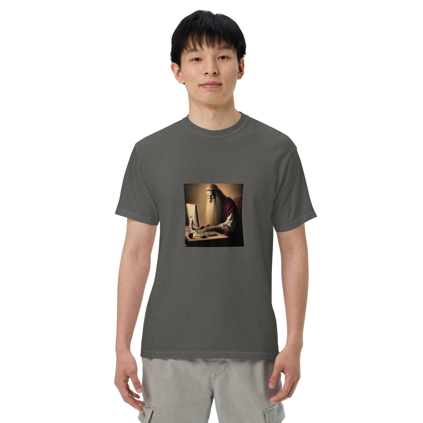 Unisex Garment-Dyed Heavyweight T-Shirt - The God Ball Originals by Chris Rabalais (2024)