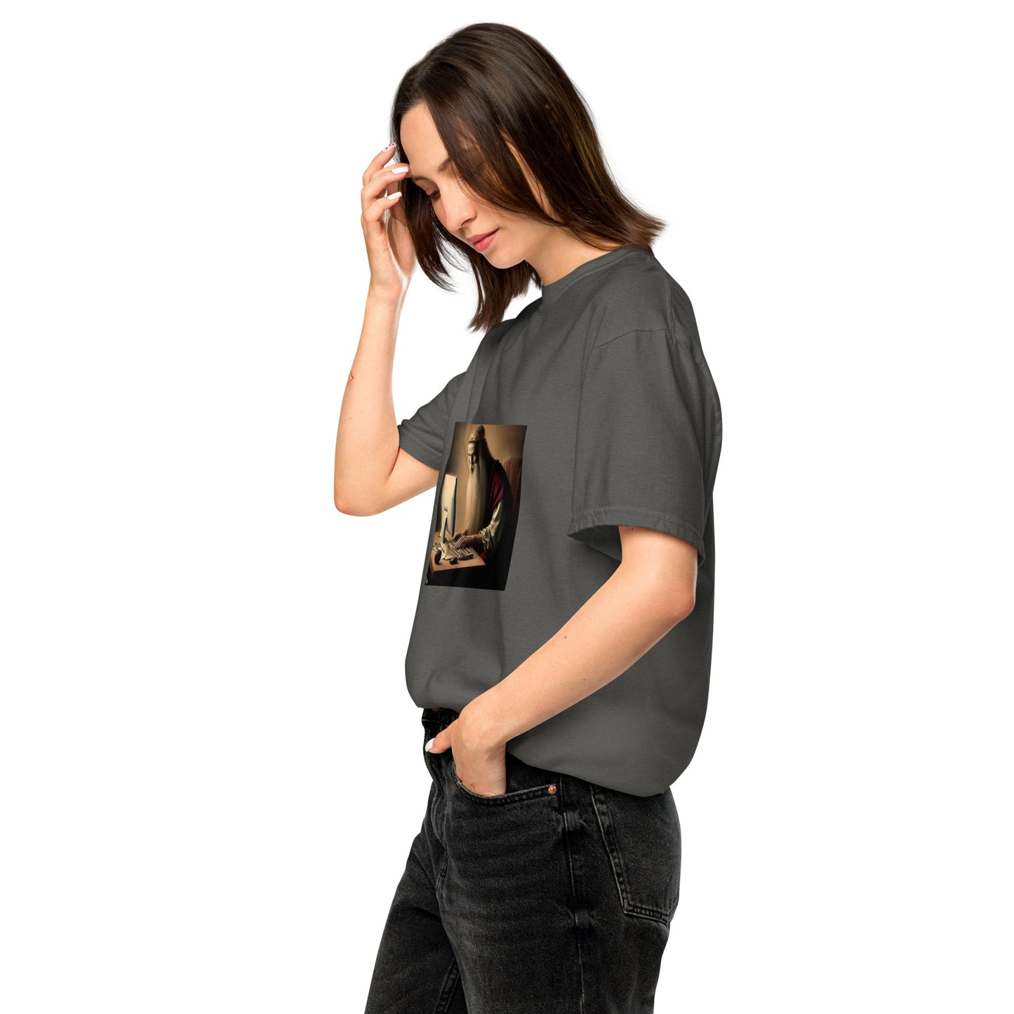 Unisex Garment-Dyed Heavyweight T-Shirt - The God Ball Originals by Chris Rabalais (2024)