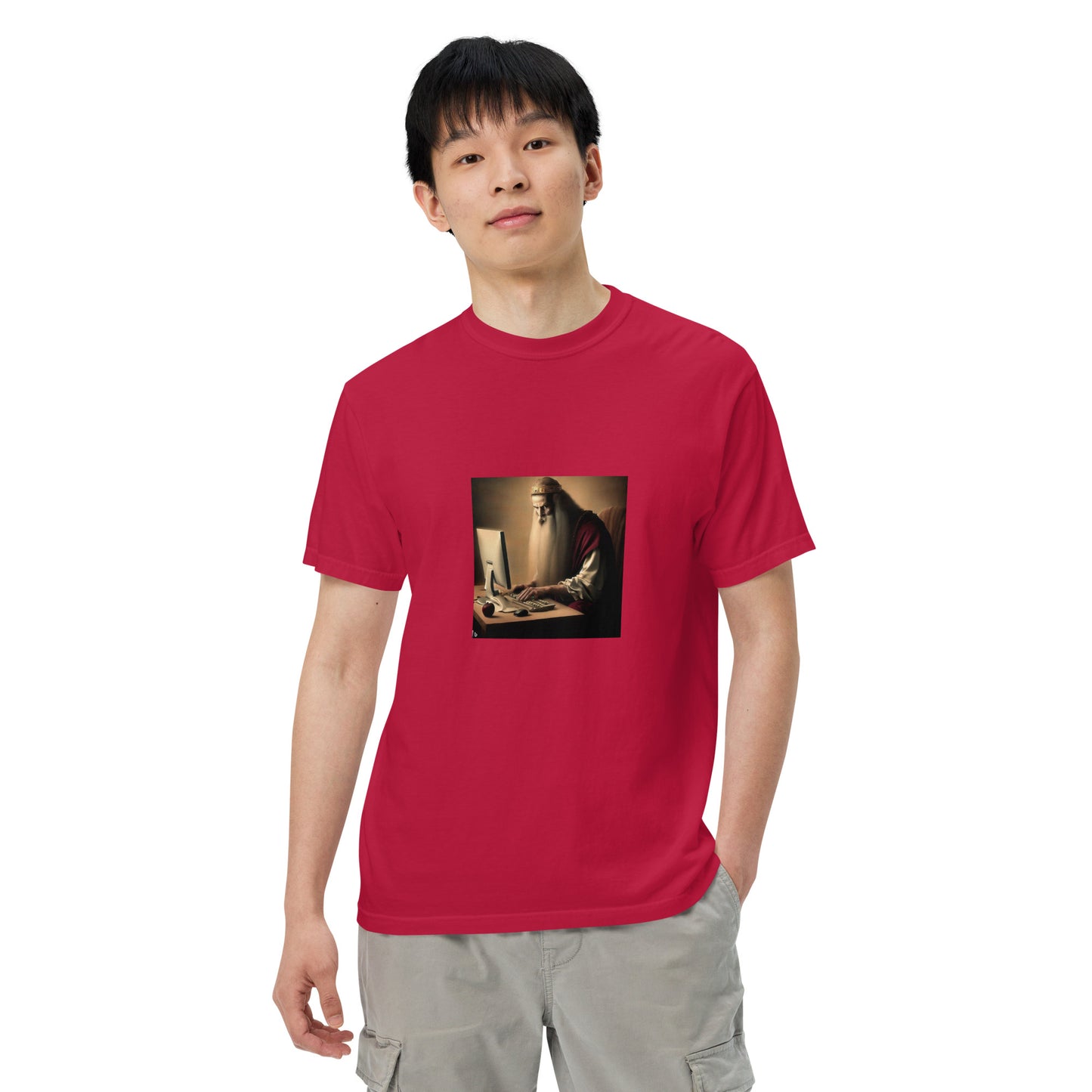 Unisex Garment-Dyed Heavyweight T-Shirt - The God Ball Originals by Chris Rabalais (2024)