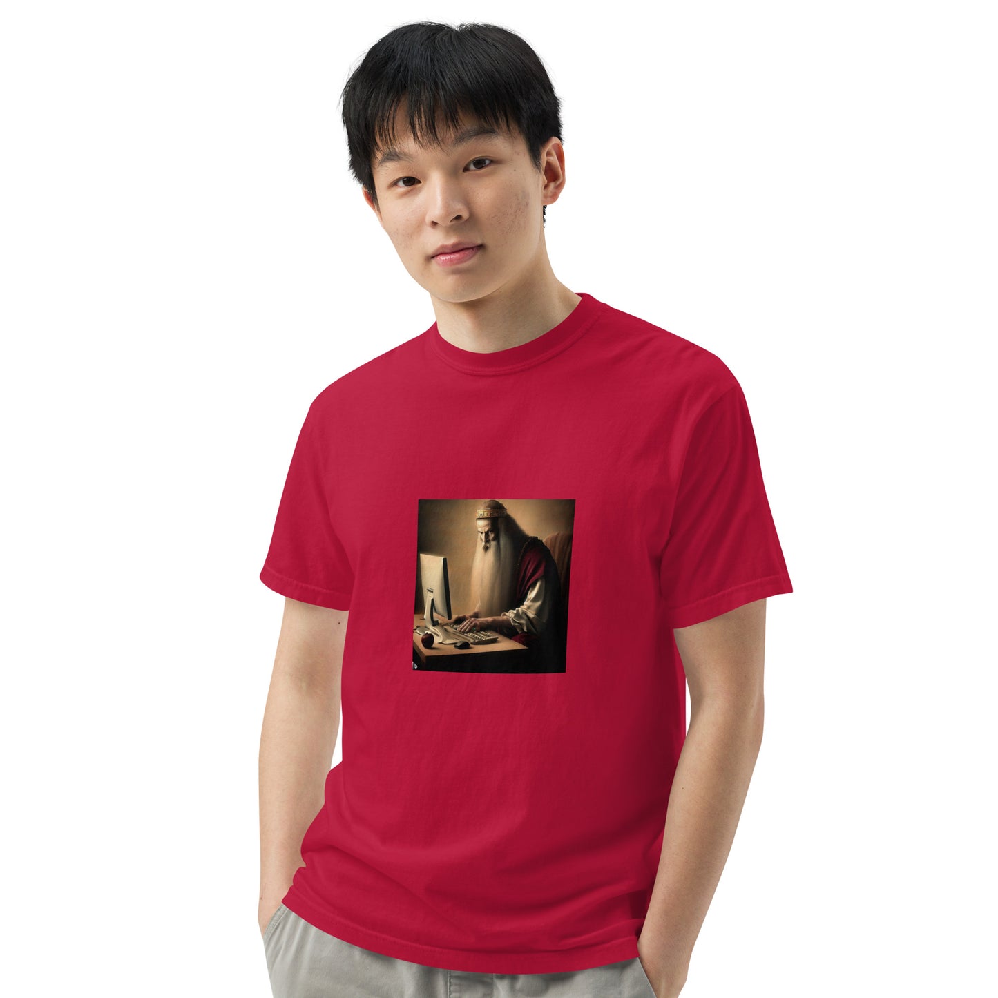 Unisex Garment-Dyed Heavyweight T-Shirt - The God Ball Originals by Chris Rabalais (2024)