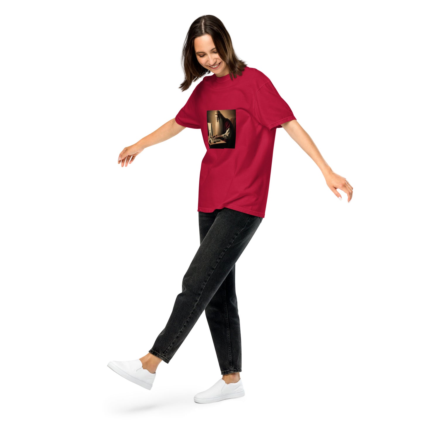 Unisex Garment-Dyed Heavyweight T-Shirt - The God Ball Originals by Chris Rabalais (2024)