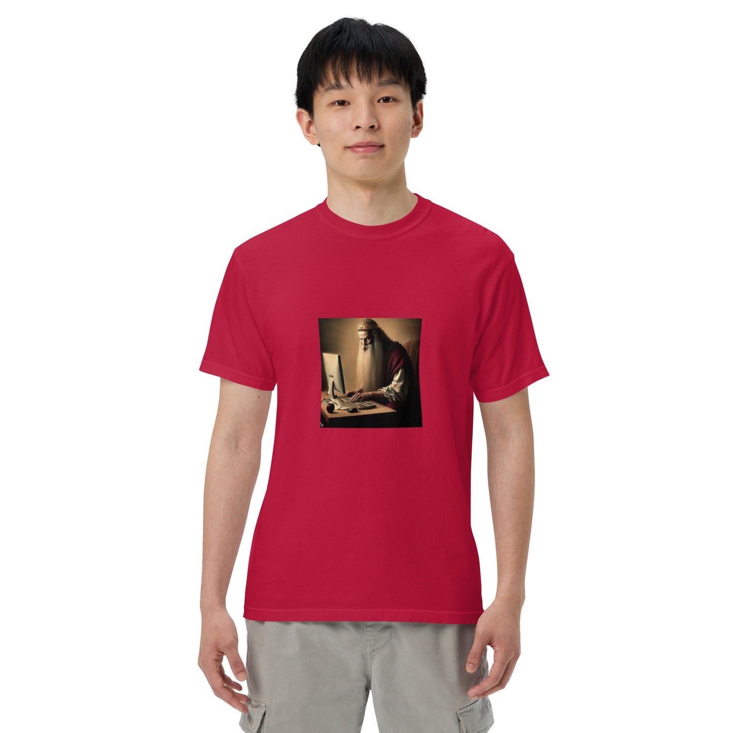 Unisex Garment-Dyed Heavyweight T-Shirt - The God Ball Originals by Chris Rabalais (2024)