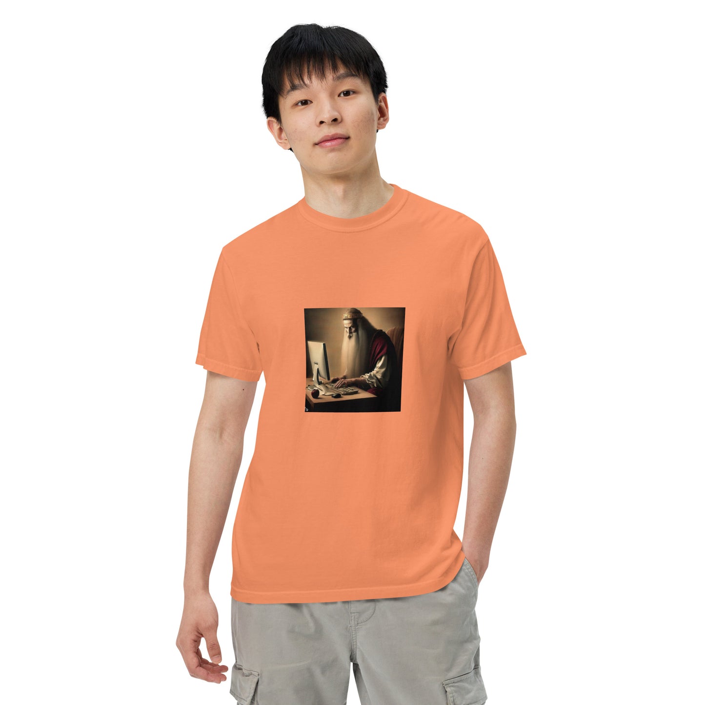 Unisex Garment-Dyed Heavyweight T-Shirt - The God Ball Originals by Chris Rabalais (2024)