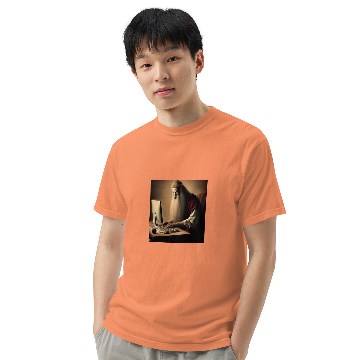 Unisex Garment-Dyed Heavyweight T-Shirt - The God Ball Originals by Chris Rabalais (2024)