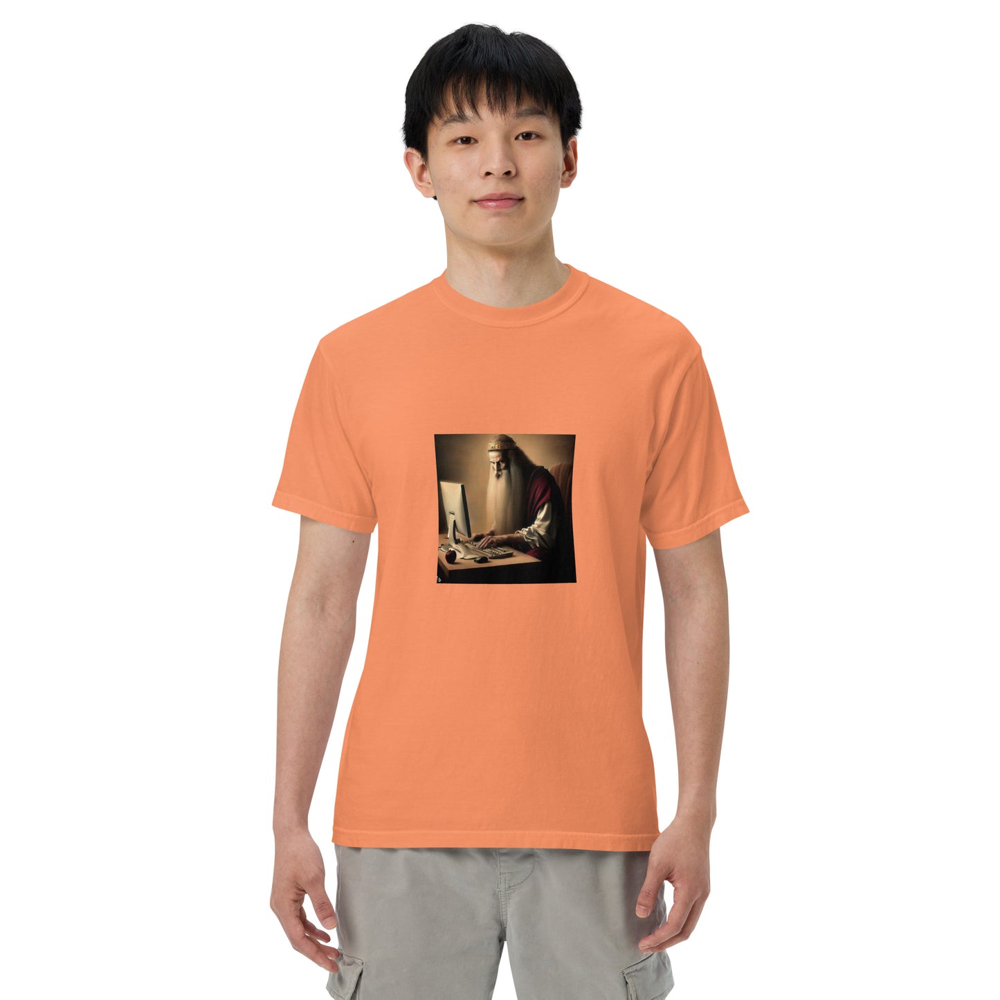 Unisex Garment-Dyed Heavyweight T-Shirt - The God Ball Originals by Chris Rabalais (2024)