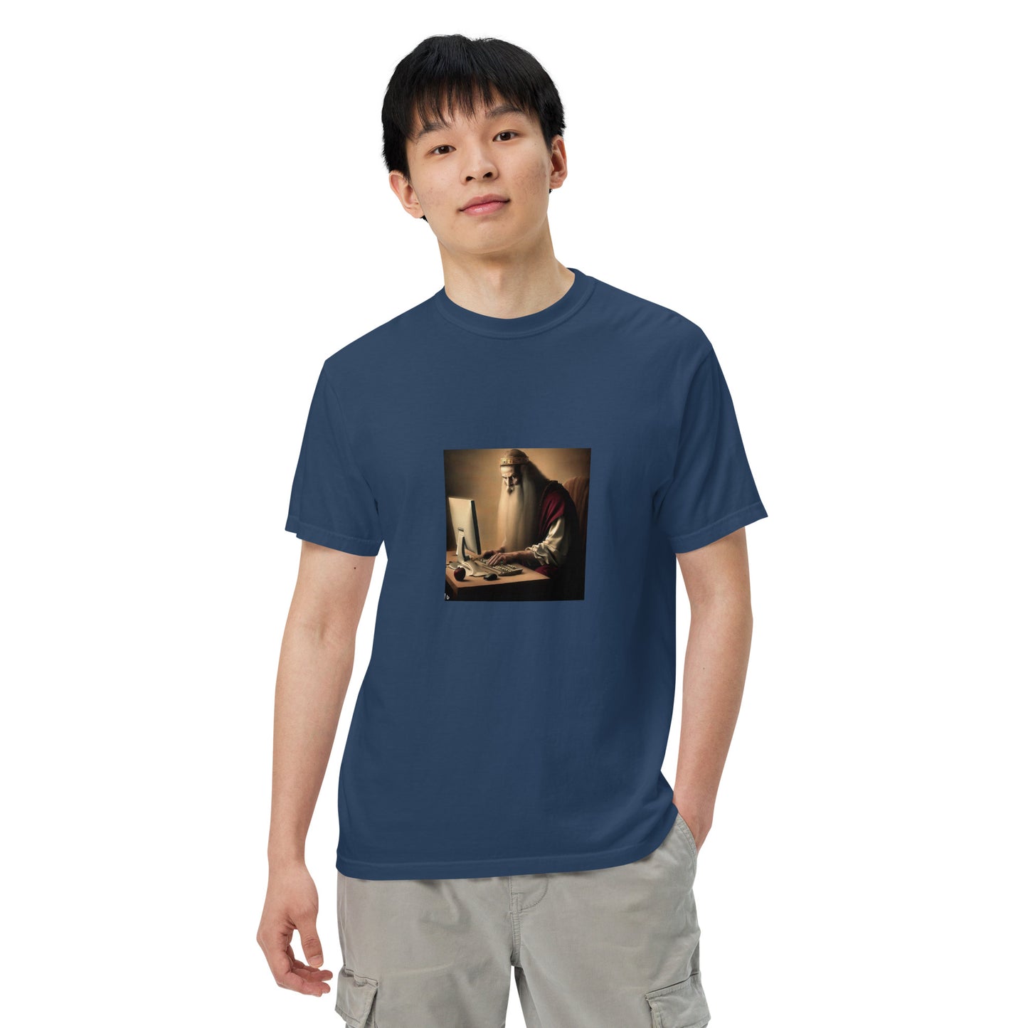 Unisex Garment-Dyed Heavyweight T-Shirt - The God Ball Originals by Chris Rabalais (2024)