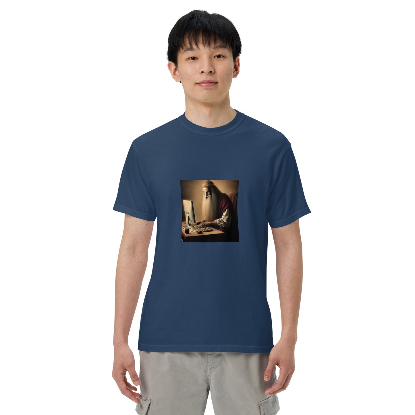 Unisex Garment-Dyed Heavyweight T-Shirt - The God Ball Originals by Chris Rabalais (2024)