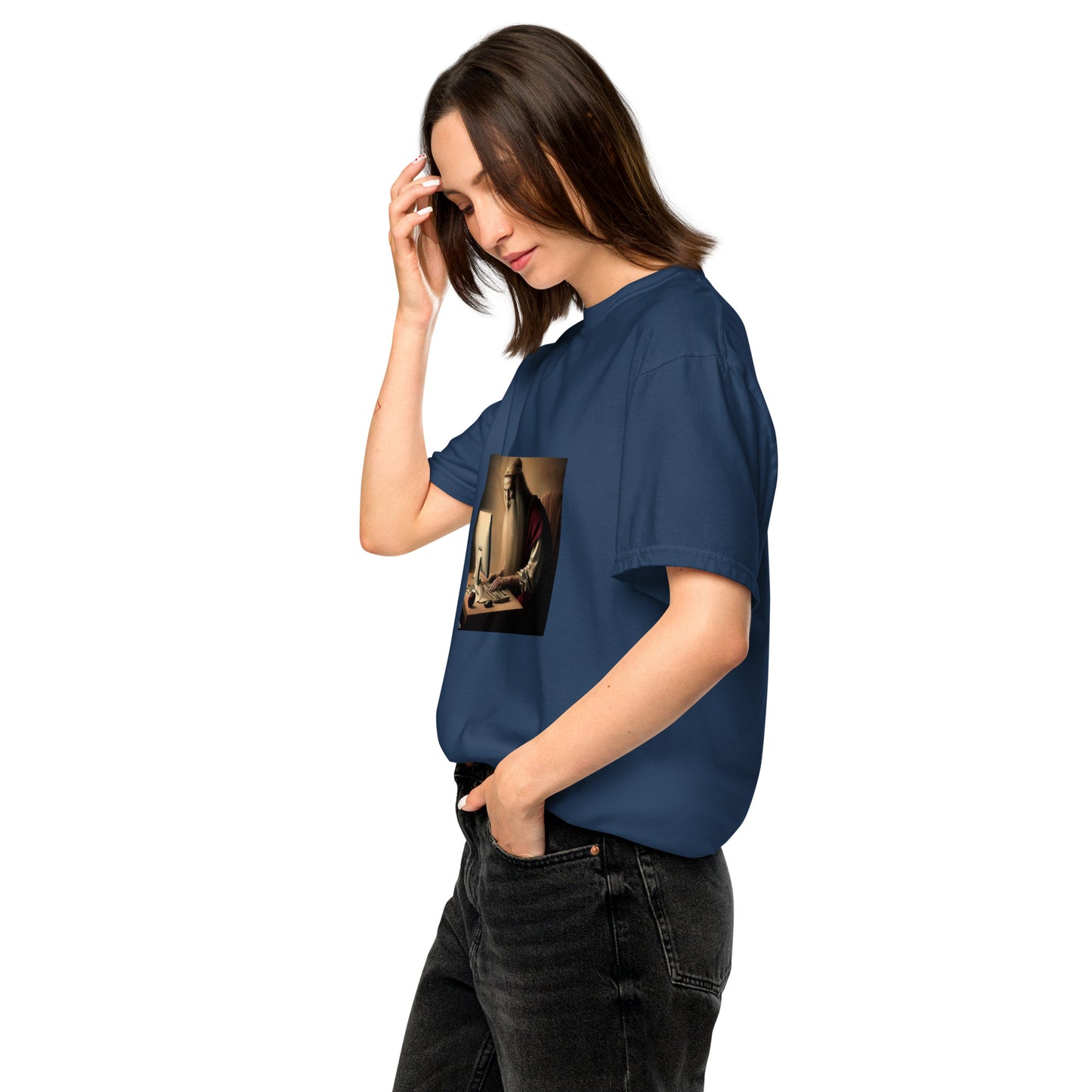 Unisex Garment-Dyed Heavyweight T-Shirt - The God Ball Originals by Chris Rabalais (2024)
