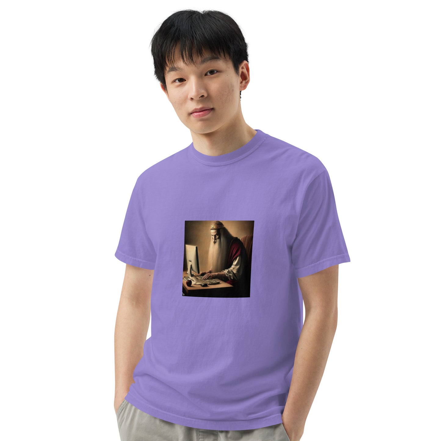 Unisex Garment-Dyed Heavyweight T-Shirt - The God Ball Originals by Chris Rabalais (2024)