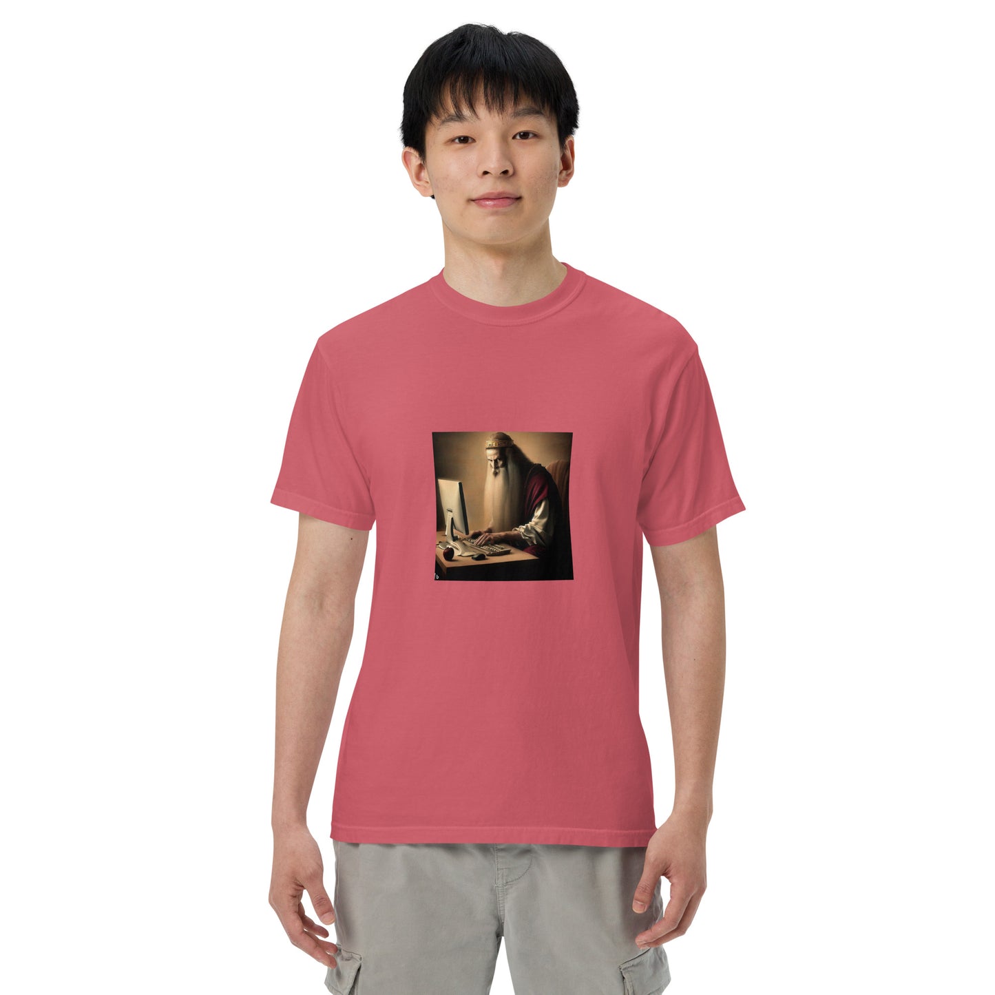 Unisex Garment-Dyed Heavyweight T-Shirt - The God Ball Originals by Chris Rabalais (2024)