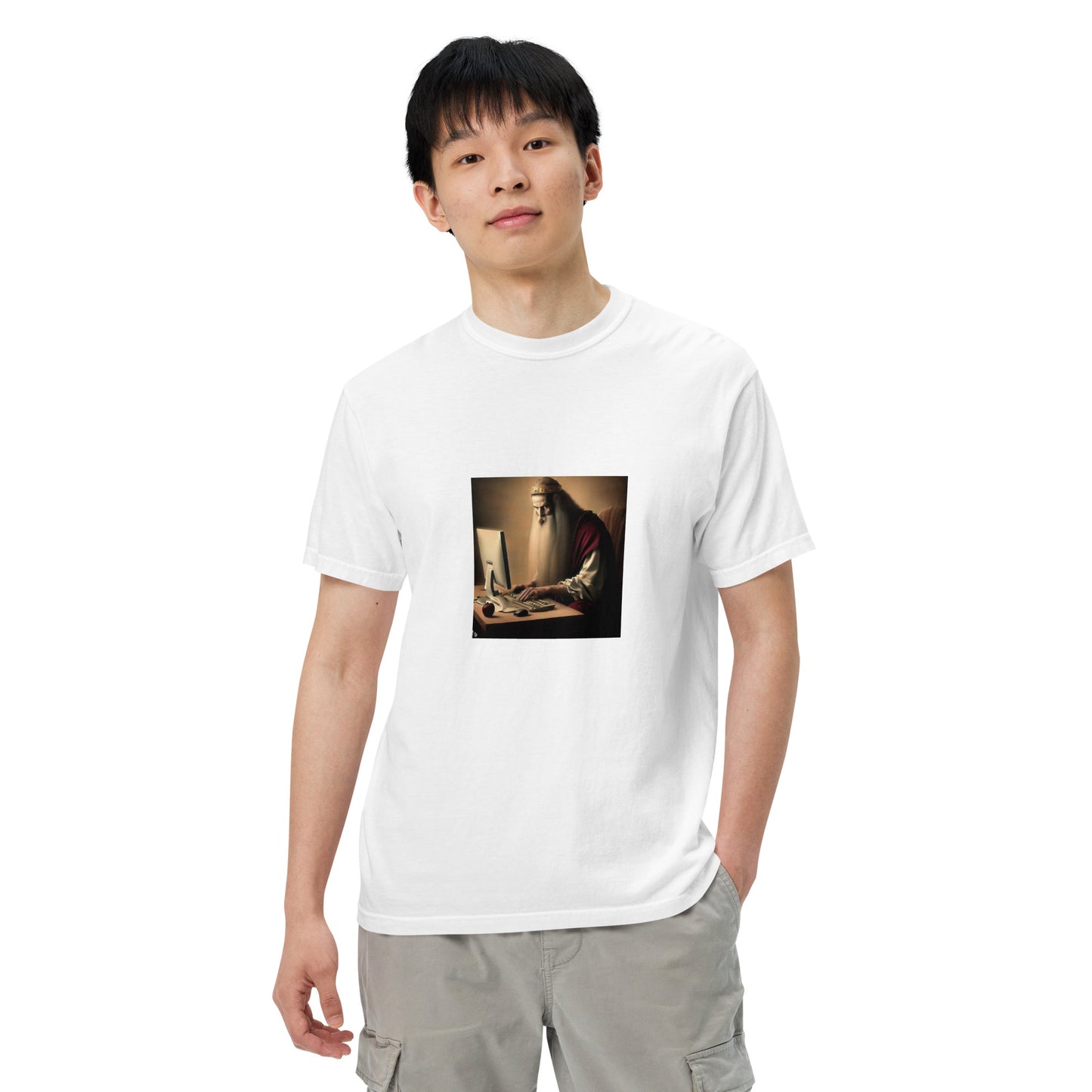 Unisex Garment-Dyed Heavyweight T-Shirt - The God Ball Originals by Chris Rabalais (2024)