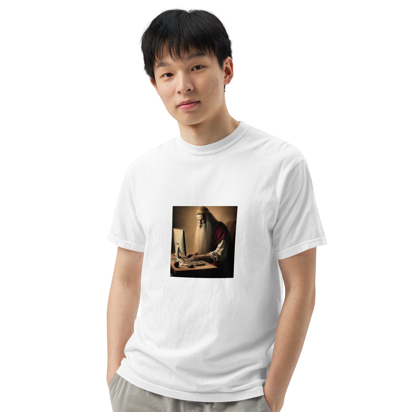 Unisex Garment-Dyed Heavyweight T-Shirt - The God Ball Originals by Chris Rabalais (2024)