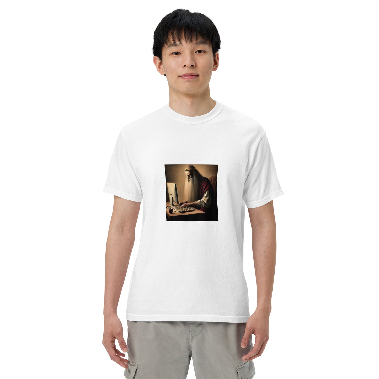 Unisex Garment-Dyed Heavyweight T-Shirt - The God Ball Originals by Chris Rabalais (2024)