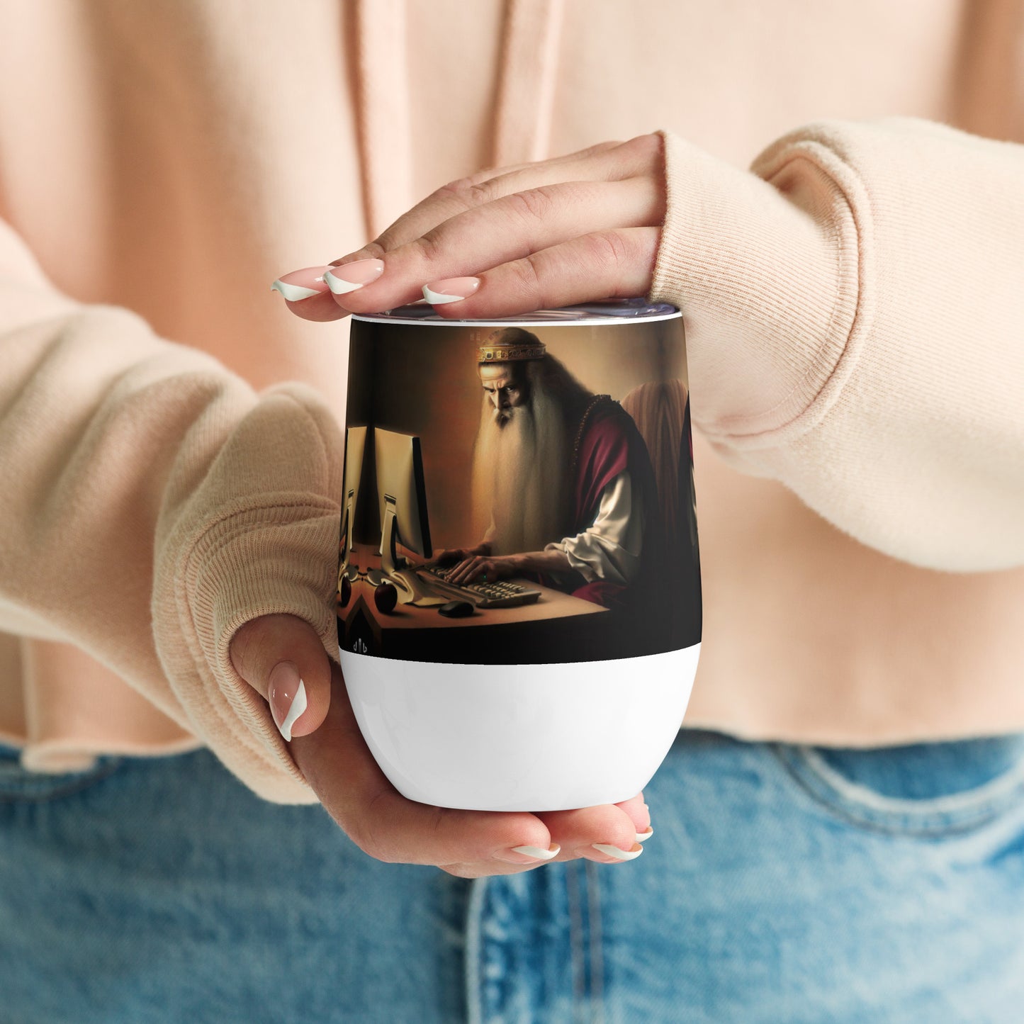 Wine Tumbler - The God Ball Originals by Chris Rabalais (2024)